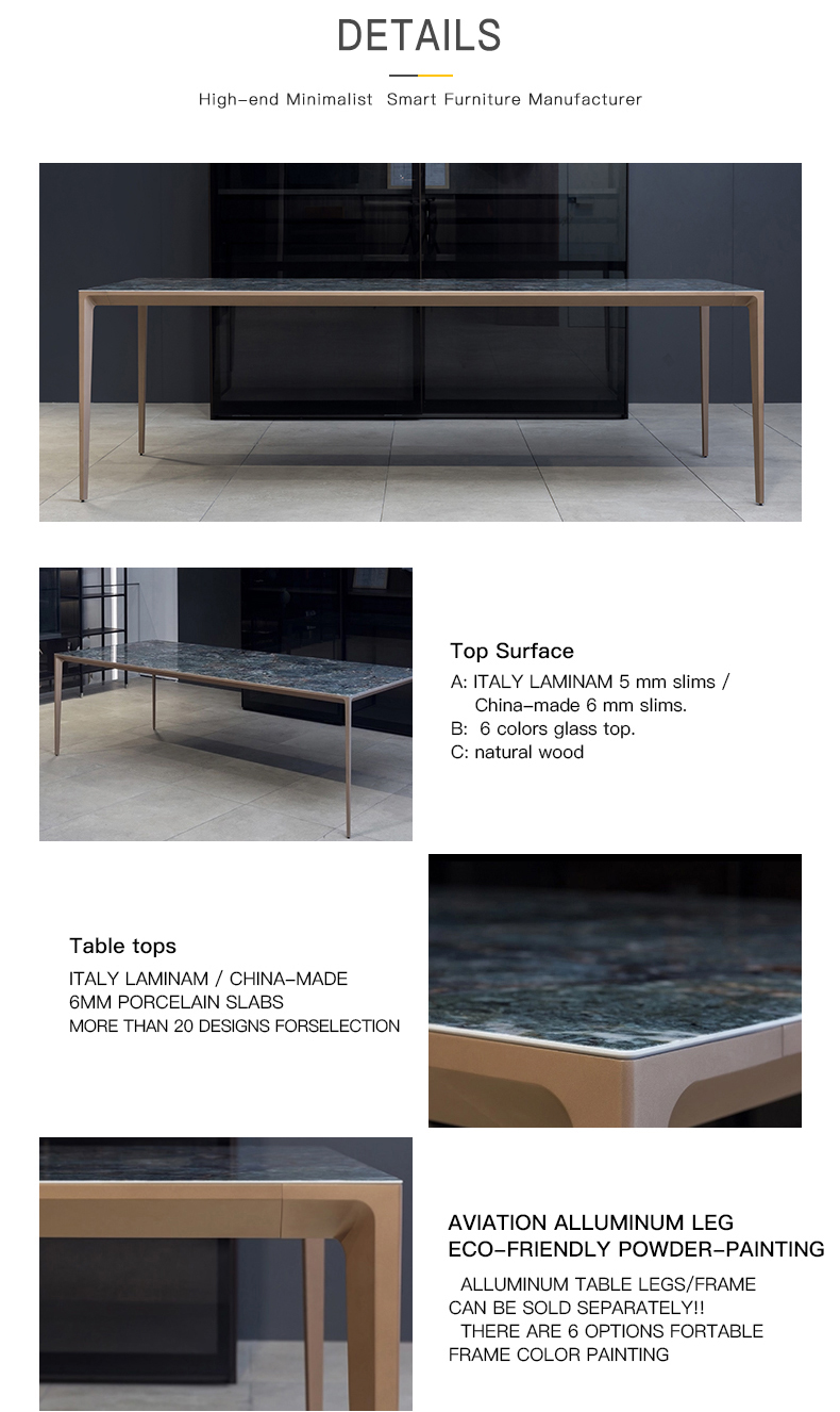 What's material of ceramic dining table? Ceramic dining table material introduction