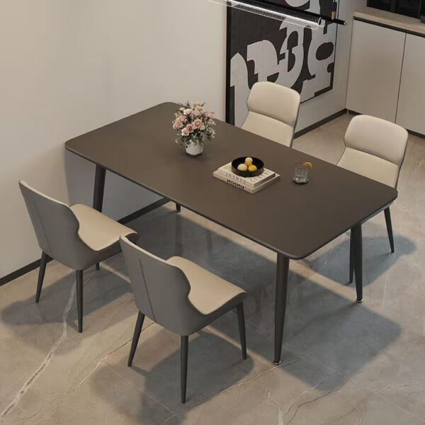 High-quality luxury ceramic rectangular dining table for homes