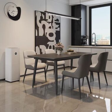 High-quality luxury ceramic rectangular dining table for homes