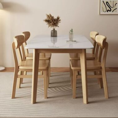 Italian modern luxury rectangular ceramic dining table for homes
