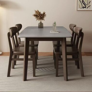 Italian modern luxury rectangular ceramic dining table for homes