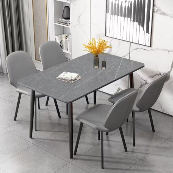Italian modern luxury rectangular ceramic dining table for homes