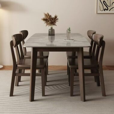Italian modern luxury rectangular ceramic dining table for homes